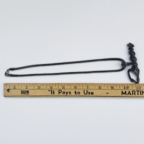 King Ice, "Queen" Designer Streetwear Pendent Black Onyx Round Chain, 20" Long - Picture 13 of 15